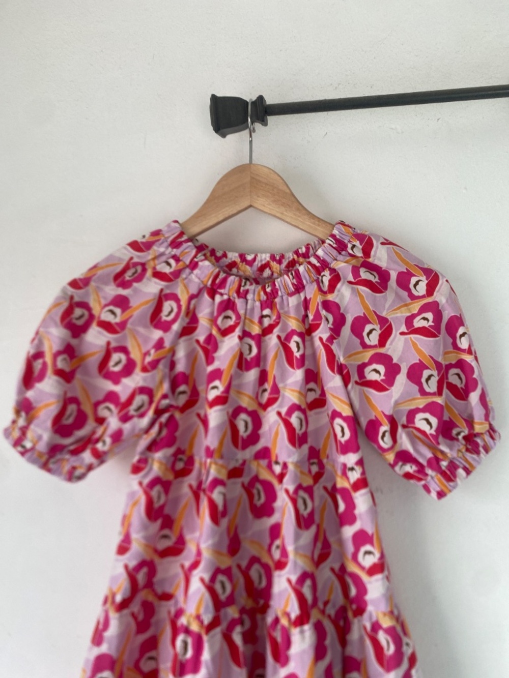 NWT Zara 7 Girl’s Floral Tiered Dress - Picture 6 of 12